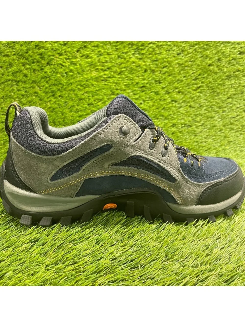 Timberland Pro Mudsill Mens Size 8 Blue Gray Suede Steel Toe Safety Work Shoes